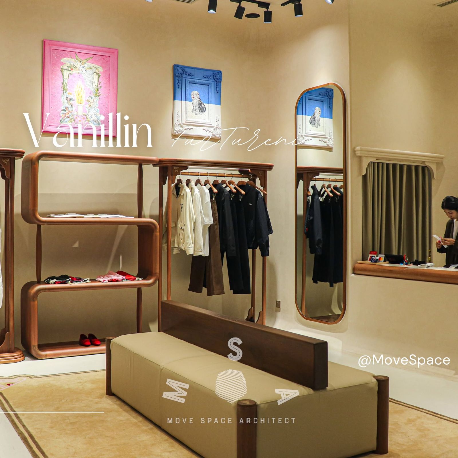 Vanillin Studio — The finished store (brand lettering from the original post) (photograph)