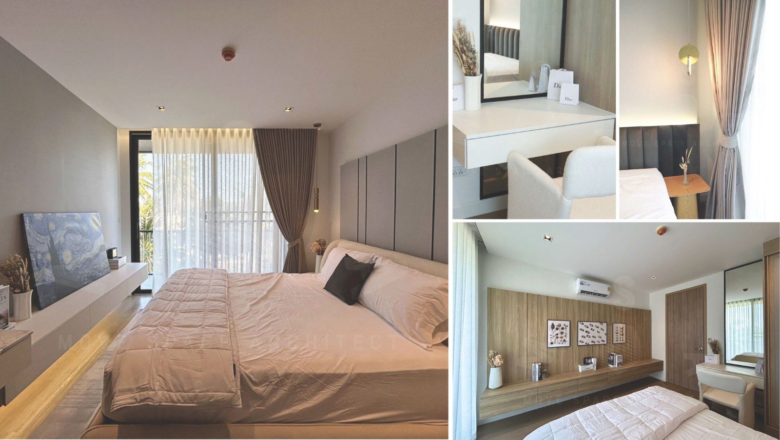 Master bedroom handed over — built-in joinery installed